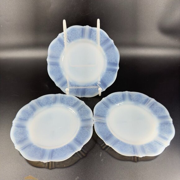 Macbeth Evans American Sweetheart Monax Depression Opalescent Set 3 Dishes VTG - Picture 13 of 13